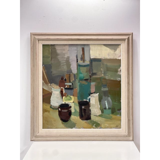 Modern Gösta Stenåsen, Still Life, 1950s-1960s, Oil Painting on Canvas, Framed For Sale - Image 3 of 6