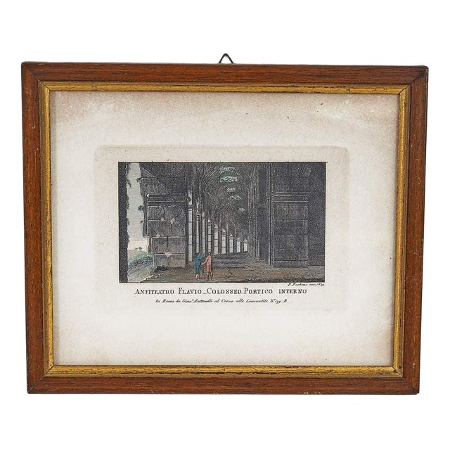 Parboni, Fresco of the Colosseum, Print, Framed For Sale