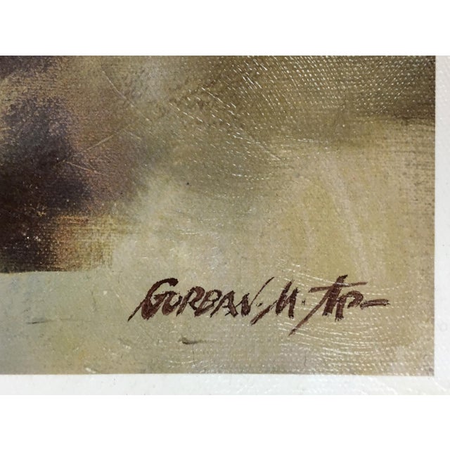 Giclee on canvas. Hand signed on front and verso by Michael Gorban. Hand numbered 27/99 on verso. Canvas is not stretched....