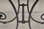 Early 20th Century French Country Pastry Style Wrought Iron Marble Top Baker's Console Table For Sale In Philadelphia - Image 6 of 12