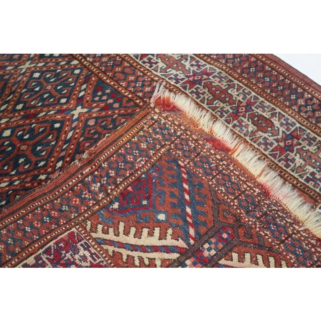 Antique Turkmen Rug 2'11'' x 4'5'' For Sale - Image 9 of 9