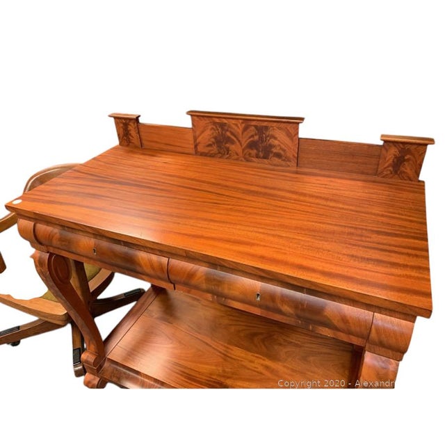 1960s 1960s Empire Style Mahogany Server For Sale - Image 5 of 5