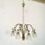 Italian Mid-Century Modern Arredoluce Eight Arm Brass Chandelier by Angelo Lelli For Sale - Image 4 of 11