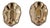Mid-Century Swedish Brass Sconces, Set of 2 For Sale