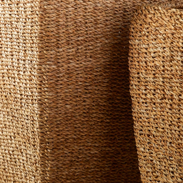 Kenneth Ludwig Chicago Seagrass Tall Square Planters, Set Of 2 For Sale - Image 4 of 5