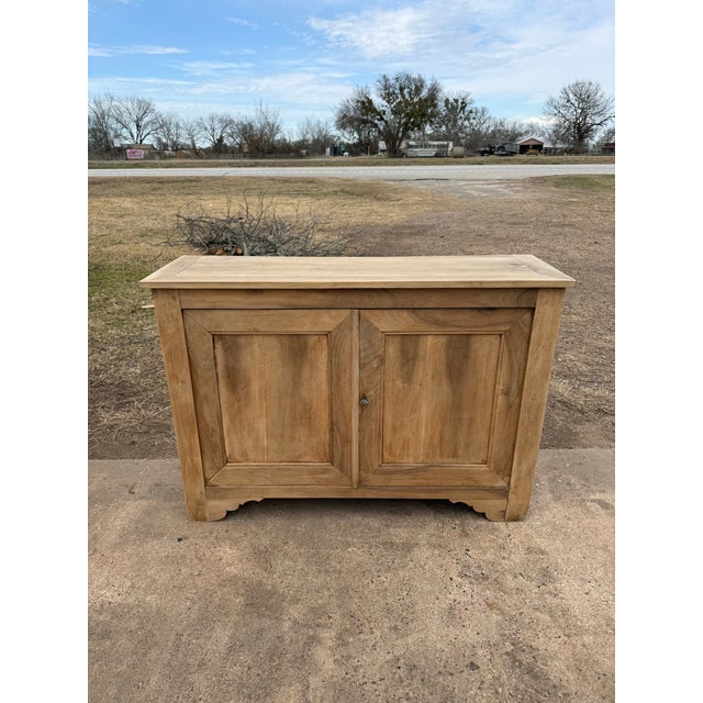 19th Century 19th Century Louis Philippe Solid Walnut Bleached Sideboard / Buffet. For Sale - Image 5 of 12