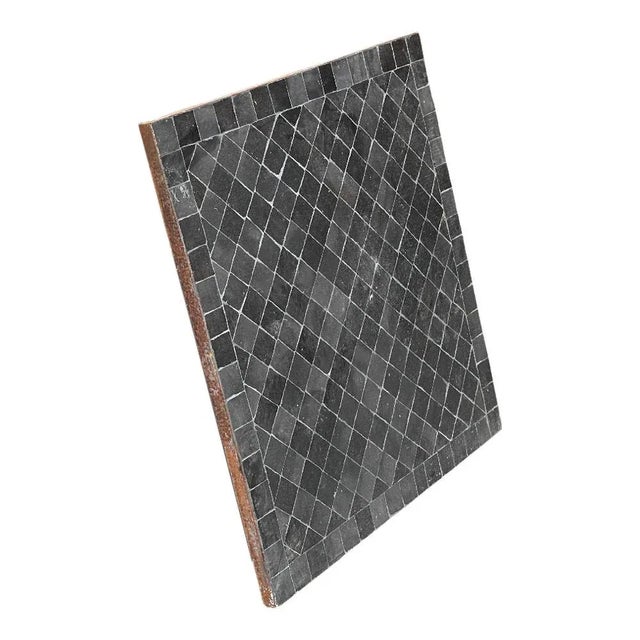 Moroccan Moroccan Ceramic Tile Square Table Top For Sale - Image 3 of 5
