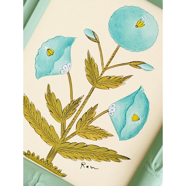 This beautiful blue motif painting draws inspiration from the iconic designs of Jaipur, India, seen gracing the walls of...