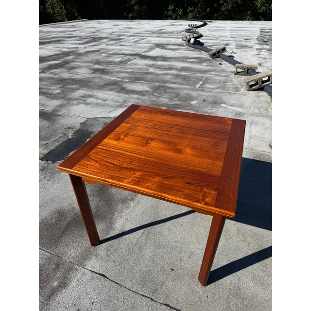Mid-Century Teak Draw Leaf Table Made in Denmark For Sale - Image 13 of 15