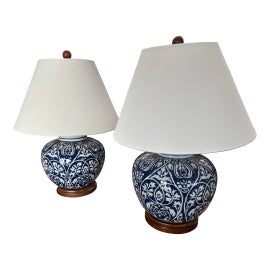Example of Blue Ceramic Lamps