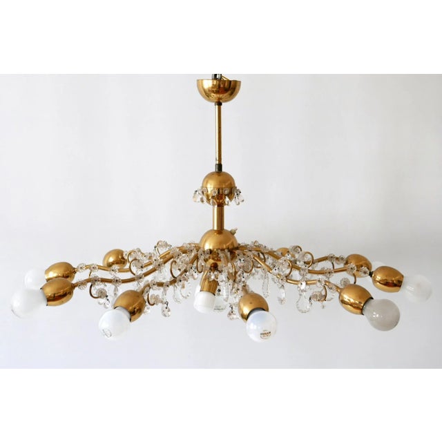 10-Light Sputnik Chandelier from Lobmeyr, 1950s For Sale - Image 14 of 18