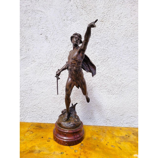 Emile Picault, Victoria, Bronze Sculpture, Late 19th Century For Sale - Image 3 of 18