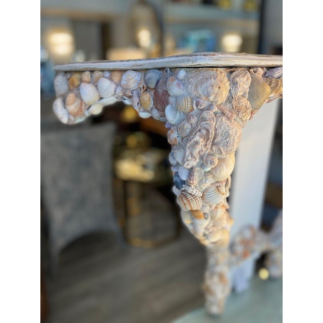 1950s Vintage Handcrafted Wooden Console Table, 1950s For Sale - Image 5 of 18