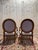 Louis XVI Cabriolet Armchairs with Medallion Backs, 1950s, Set of 2 For Sale - Image 6 of 8