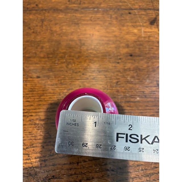 1880s Victorian Wheeling Peachblow Art Glass Sugar Shaker by Hobbs, Brockunier & Co. For Sale - Image 9 of 12