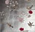 Metal Silver Leaf Chinoiserie Hand-Painted Bird & Peony Wall Panels (Set of 5) For Sale - Image 7 of 7