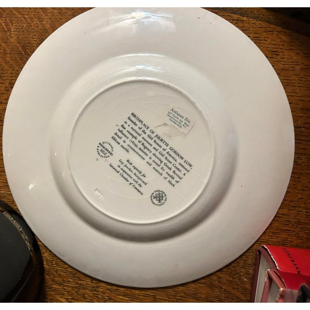 1950s Wedgwood Etruria Plates Savannah, G. A. Collection for Levy Jewelers - Set of 4 For Sale - Image 12 of 12