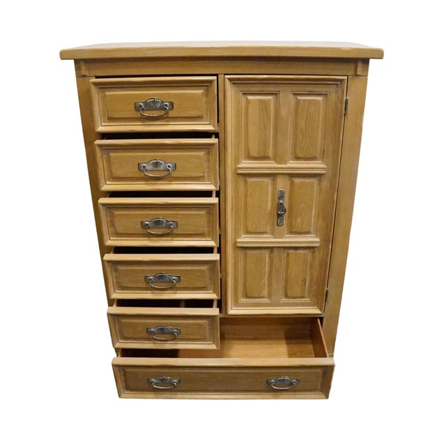 Wood Link Taylor Solid Pine Taos Collection Southwestern Spanish Revival 43" Door Chest 716-309 For Sale - Image 7 of 16