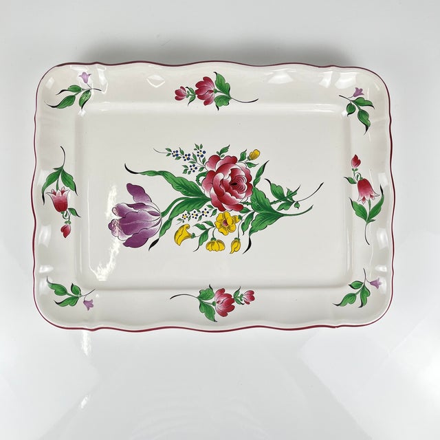 Streetlight Model Rectangular Dish from KG Lunéville, 1980s For Sale - Image 6 of 6