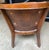 Brown Vintage Dusty Rose Upholstered Cane Back Barrel Accent Chair For Sale - Image 8 of 11