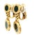 1990s Pair of Bulgari Bvlgari 18k Gold Black Onyx Drop Clip Earrings For Sale - Image 9 of 14