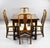 Oak Draw-Leaf Dining Table with Four Chairs and Additional Round Top Item Code: LC1454 A versatile oak dining suite...