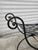 Mid Century Wrought Iron & Brass Curule Bench For Sale In New York - Image 6 of 11