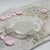 This elegant pieces features a pressed lace pattern and gold scalloped rim. The combination of clear glass with delicate...