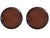 Chestnut Stunning Pair of Vintage Hollywood Regency Bookmatched Cherry Accent Tables by Hekman Furniture For Sale - Image 8 of 11