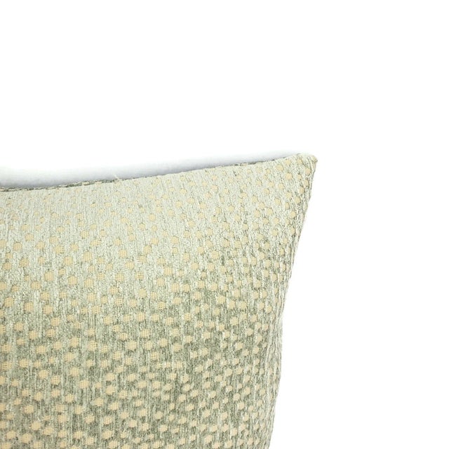 Abstract Contemporary Clarke & Clarke Cesare in Duckegg Lumbar Pillow Cover For Sale - Image 3 of 6