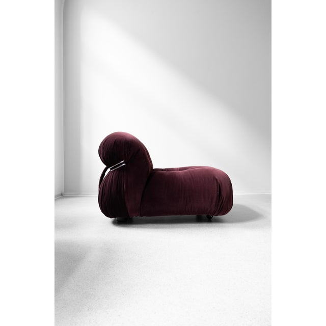 Metal Vintage Soriana Lounge Chair by Afra & Tobia Scarpa for Cassina, 1970s For Sale - Image 7 of 13