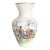 Vintage Italian Chinoiserie Satin Glass Vase For Sale