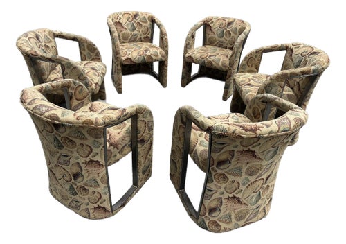 Sculptural Chairs in the Manor of Vladimir Kagan Set of