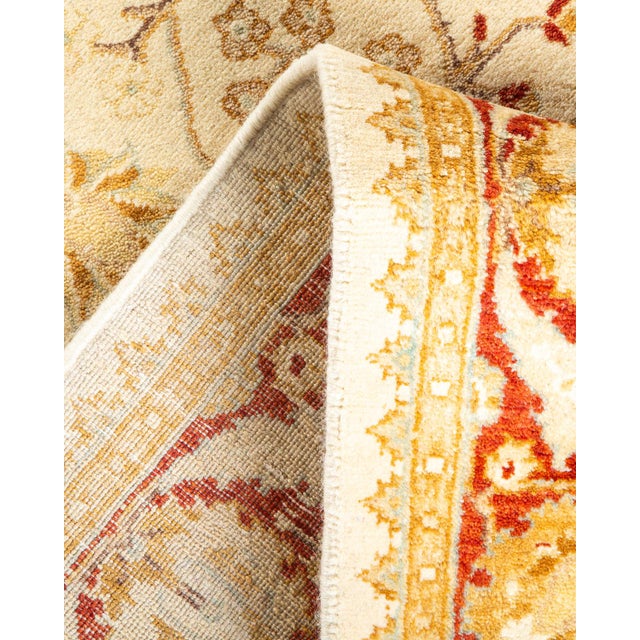Mogul, One-of-a-Kind Hand-Knotted Runner Rug - Ivory, 2' 7" x 16' 1" For Sale In New York - Image 6 of 8