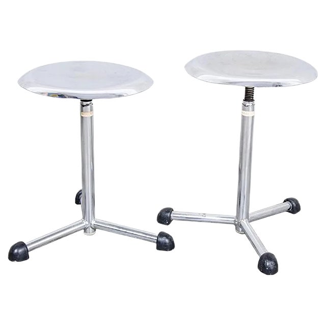 Set of Medical Stools from Maquet, 1950s For Sale