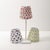 Introducing our collection of rechargeable, cordless lamp shades. &nbsp;This printed floral cotton shade with signature...