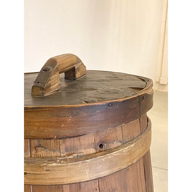Antique Rustic Mountain Container For Flour For Sale - Image 11 of 18
