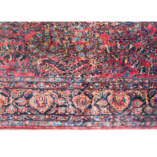 Persian Early 20th Century Persian Sarouk Rug For Sale - Image 3 of 15