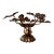 Vintage Brass Floral Candleholder For Sale