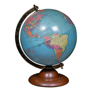 Mid-Century Replogle 12 Inch World Globe c.1950