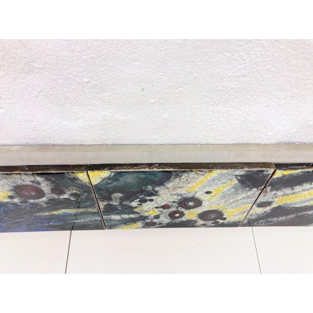 Mural in Ceramic from Karlsruher Majolika, 1960s For Sale - Image 9 of 18