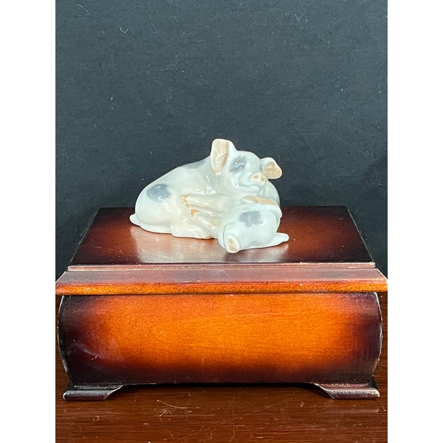 Ceramic 1970s Royal Copenhagen Sleeping Pigs Figurine – #683 by Erik Nielsen For Sale - Image 7 of 7