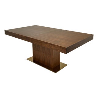 1980s Bronzed Dining Table 8 Seater For Sale