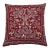 Trees & Birds Red Tapestry Cushion With Feather Filler - 46x46cm (18"x18") For Sale