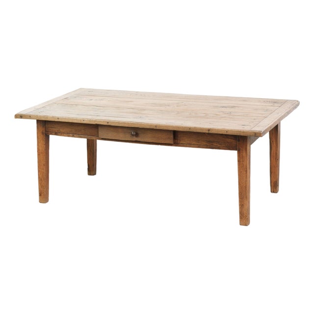 Rustic Coffee Table in Pine For Sale