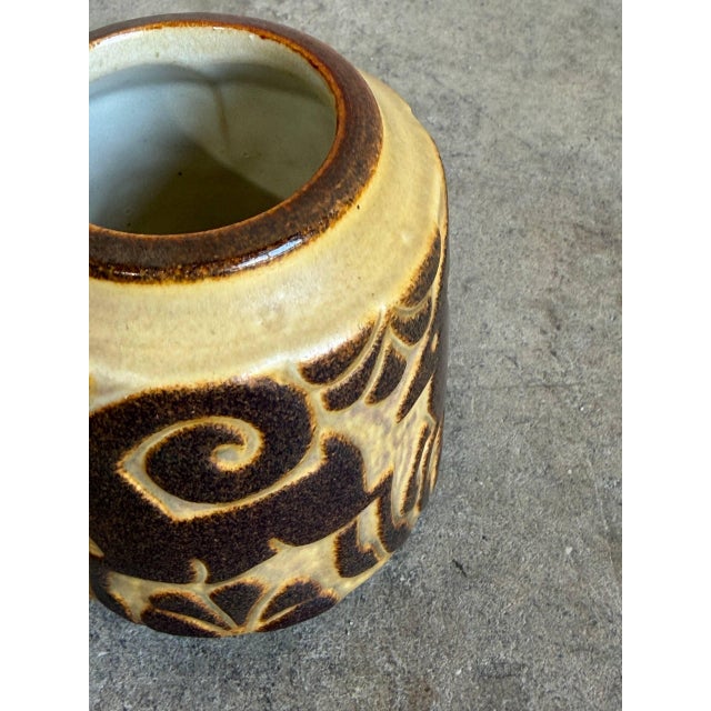 Michael Andersen & Søn Danish Goats Ceramic Vase 1960s Mid-Century For Sale - Image 9 of 10