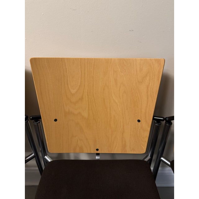 Vintage Kusch+Co Mid Century/Post Modern Stacking Chairs Set of 4 For Sale - Image 13 of 17