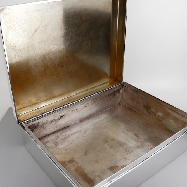 Mid-Century Tiffany & Co. Sterling Silver Dresser or Table Box For Sale In Philadelphia - Image 6 of 8