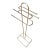 Vintage Atomic Brass Metal Towel Stand For Sale