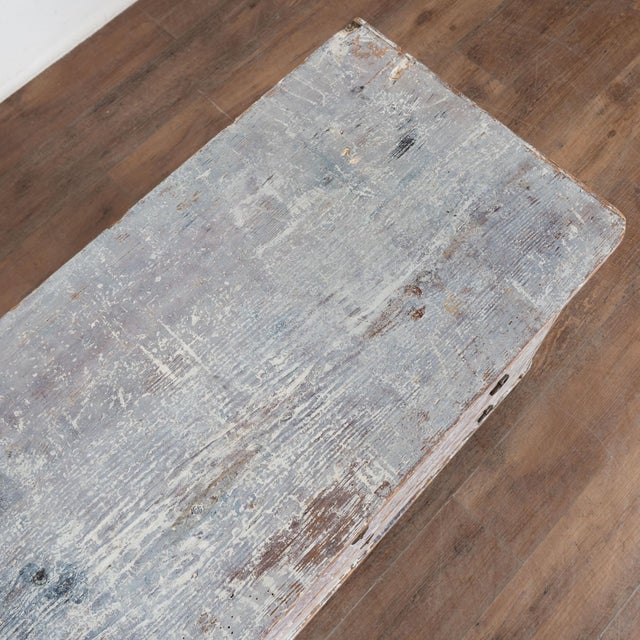 Mid 19th Century 19th Century Swedish Painted Pine Chest of Three Drawers For Sale - Image 5 of 12